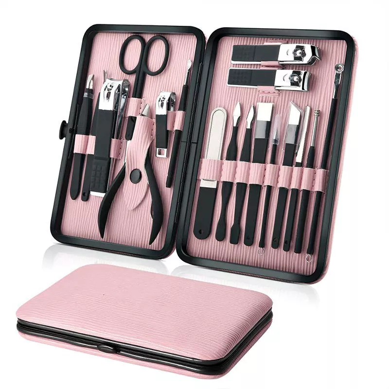 Set de manicura de viajes de clavos de acero inoxidable de acero inoxidable